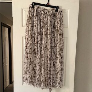Joie Black and Cream Maxi Skirt